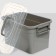 Container for storage with a lid, 6.5 l, color gray color