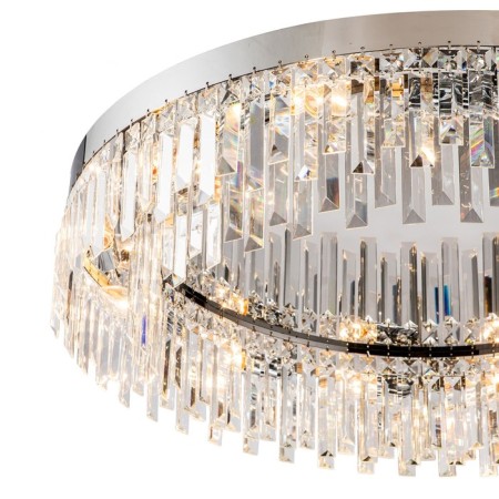 Ceiling Lamp Indigo, 12026/12c Chrome. 12x40W, E14, 820x820x190 mm, transparent color-1