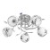 Adele chandelier 5x40W E27 Chrome Model: 2612361
