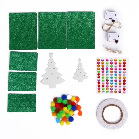 Set for creativity "New Year's garland, Christmas trees"-2