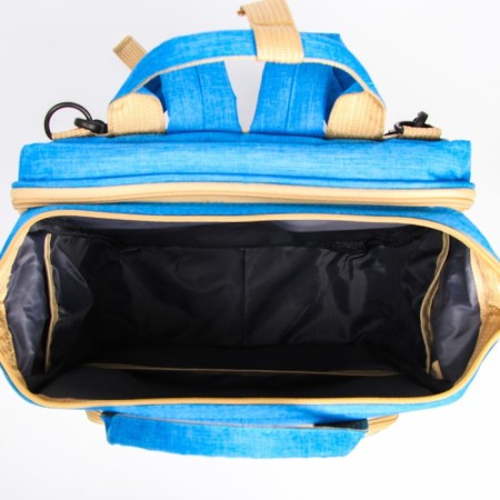 Bag-rug with a changing rug, blue color-12