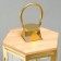 Climber metal, wood, lantern "Six faces" set 2 pcs 22.5x19.5x38; 22.5x26x55 cm