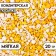 Sprinking confectionery with a soft center, (gold, white), 20 g