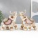 Souvenir Polystone "Elephant in Popon with sapphires" under the tree 21x18x9 cm