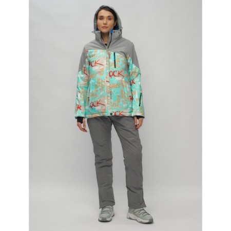 Ski suit, size 48, turquoise color-26