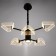 Chandelier 1702/6 LED 124W 3000-6000K black 64x64x50 cm Bayerlux