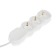 Extension cord Luazon Lighting Eco, 3 sockets, 2.7 m, 10 A, 2200 W, PVS 3x0.75 mm2, s/c, white