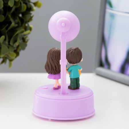 Nightlight "romance" LED from batteries 3HAAA 7.7x7.5x12.5 cm Risalux-3