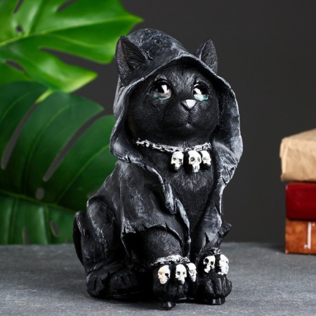 Pigger "Cat Hippie" Black, 23x13x16cm