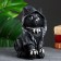 Pigger "Cat Hippie" Black, 23x13x16cm