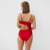 Swimsuit Asselled female minku color red, size 46