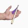 Souvenir weapon suspended mini "Genshin Sword", keychain, 21 cm, gold with purple