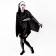 Carnival set for Halloween "Death", adult, black color