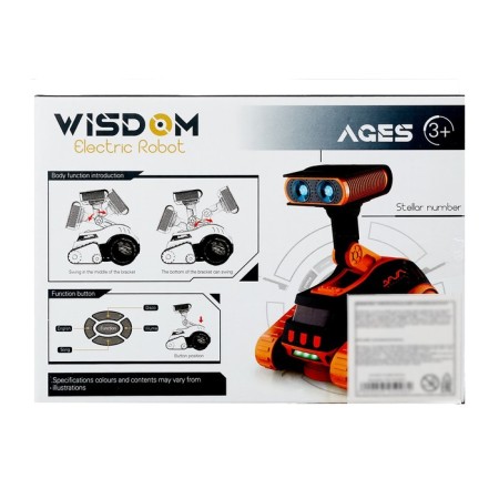 Stellar robot, light and sound effects, works from batteries, mixtures-5