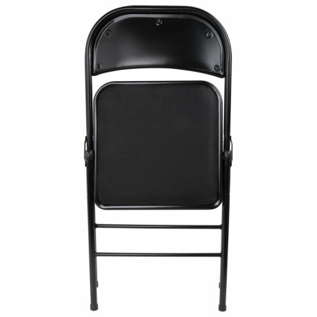 Folding stool Brabix Golf Plus CF-003 Comfort, black frame, black fabric-4