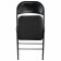 Folding stool Brabix Golf Plus CF-003 Comfort, black frame, black fabric
