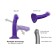 STRAP-ONE DILDO DUAL DENSITY SEMI-REALISTIC Fallomitator Urgent, purple m, 18 cm
