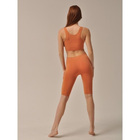 Short Leggings bicycles, size l, caramel color-2