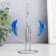 Dolphins pendulum one after another with a ring of 6.5 x 6.5 x 14 cm