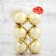 Set of balls plastic D-6 cm, 6 pcs "gloss" gold