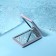 Mirror folding "shine", 6.3 × 8.7 × 1.8 cm, pink color