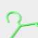 Shoulders - Children's shade hangers for clothes, 26.5 × 14 cm, 10 pcs, green color