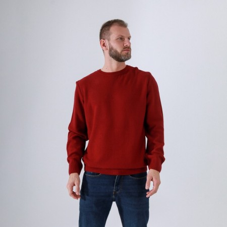 Male jumper SL, 50, burgundy-3