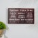 Wooden Key "Rules of this House" 6 hooks 25x15 cm