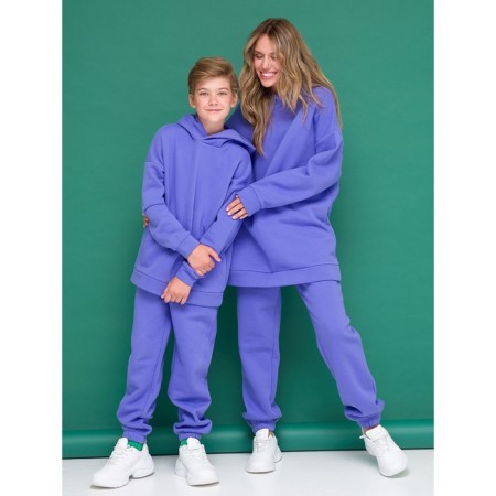Children's sweatshirt, height 152 cm, purple color-5