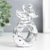 Souvenir Ceramics "Bird on a pear" silver 6.8x3.7x10.3 cm