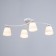 Valencia chandelier 4x60W E27 white 70.5x32.5x21cm