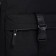 Men's bag over the shoulder, textura, textiles, black color