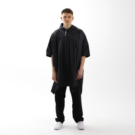 Rawnacer adult poncho “Everything that is not done, I do not do”, oversize, 44-52, 97 x 120 cm, black color is black-6