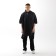 Rawnacer adult poncho “Everything that is not done, I do not do”, oversize, 44-52, 97 x 120 cm, black color is black
