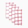 A set of decorative napkins Ethel Red 30x30cm., 4pcs, 100%HL.