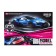 The radio -controlled "coupe" machine includes pedal and steering wheel, works on batteries, the color is blue