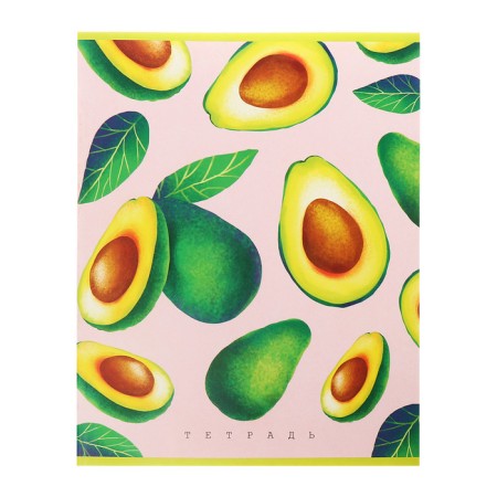A set of notebooks of 5 pieces, 48 ​​sheets in the Calligrata Avocado cage, covered cardboard, offset block-3