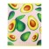 A set of notebooks of 5 pieces, 48 ​​sheets in the Calligrata Avocado cage, covered cardboard, offset block
