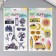 Plastic pouring sticker "Pictures" mix 28.5x15.5 cm