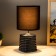 Sinbol table lamp E14 40W blue 14x14x26.5 cm Risalux