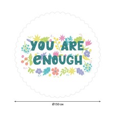 The tablecloth on the table “Enough”, round, Saten, d = 150 cm