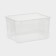 Storage box with the Crystal XS Plus lid, 16 l, 38.9 × 27.5 × 21.5 cm, the color is transparent