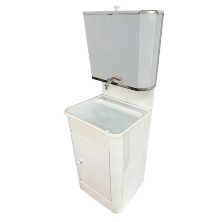 The washbasin is "summer cottage", without AVN, the tank stainless steel, layer. Moika, Crane Plastic, 30l, White-1