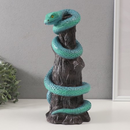 New Year's figure "Snake on the hemp" 33 x 14 x 15 cm.-4