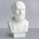 Gypsum figure famous people: a bust of Hippocrates, 12 x 10 x 20 cm