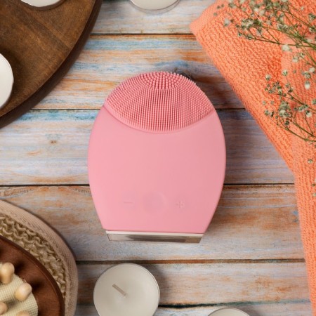 Vibro-massager for cleansing the face Luazon LEM-31, Ultrasound, 2HAAA (not included)