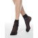 Women's socks with a compacted eye Elegant Tension Soft 20, size 23-25, Nero color