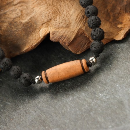 Bracelet from Lava with Busina Ji Longevity No. 3-2