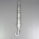 Umbrella - semi -automatic “cows” cane, 8 spokes, r = 45/54 cm, d = 108 cm, the color is transparent/white