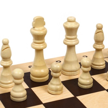 Chess Wooden Grandmaster, tournament 43 x 43 cm, King H-9 cm, pawn H-3.5 cm-2